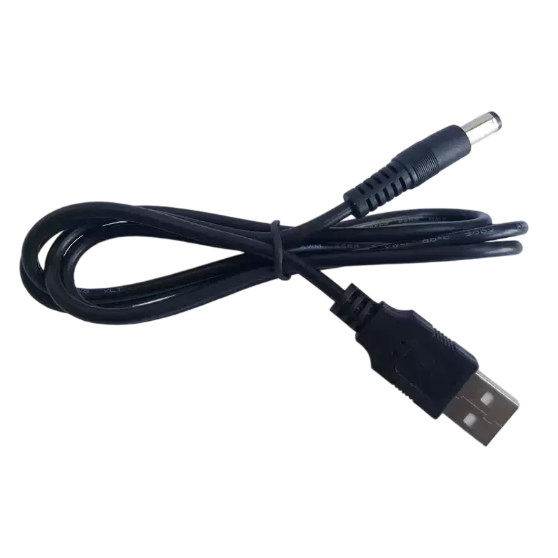 สายไฟ ADT-Link USB เป็น DC 5.5 * 2.1 มม. หัวกลม DC5.5 สายต่อ USB เป็น DC ทองแดงแท้ อุปกรณ์เสริมสำหรับคอมพิวเตอร์