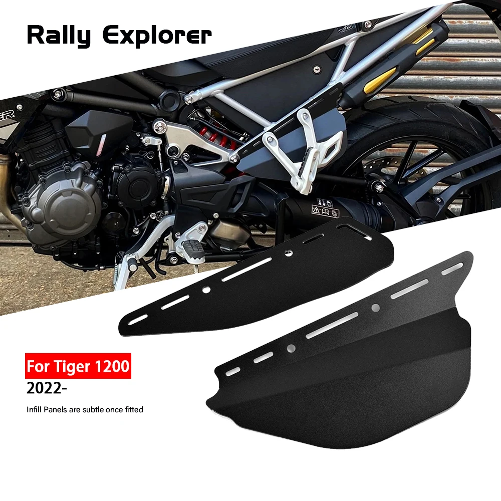 

For Tiger 1200 Tiger1200 GT Pro Rally Explorer 2022 - Passenger Splash Guard Infill Panels Foot Pedal Footrest Fender Mudguard