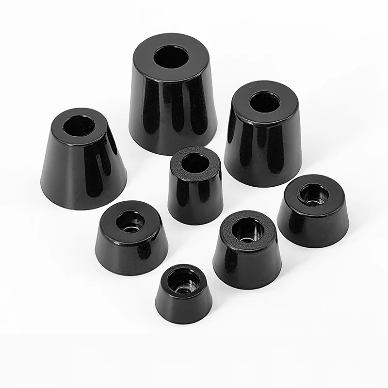 10Pcs Furniture Leveling Feet 6-50mm Height Adjustable Anti-Slip Anti Vibration Pads, Thick Rubber Chair Table Leg Protectors