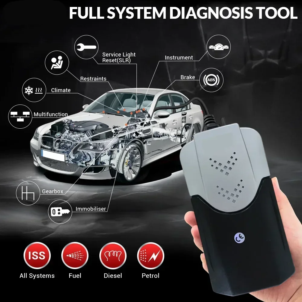 VD Ds150e CDP Tnesf Delphis Orpdc 2023 2022 2021 11 Diagnostic Tool VCI Bluetooth Obd2 Scanner Car Truck Diagnostic 2024