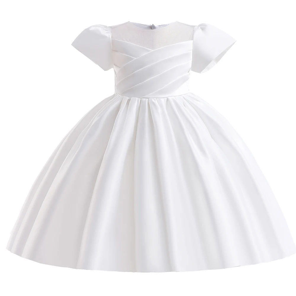 Elegant Kids Princess Dress For Girls Summer Clothes Children Birthday Party Dresses Vintage Girl Bridesmaid Wedding Prom Gown