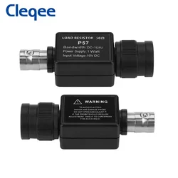 Cleqee P57 BNC Adapter 50Ohm Feed Through Terminator BNC Female Seat Q9 Connector 50KY Device Load Resistor 50Ω DC~1GHz