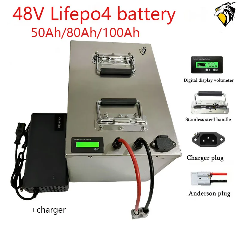 

48V 50AH 80Ah 100Ah Lifepo4 lithium battery pack for Ryobi RM480e RM300e ZT480ex 300MV Zero Turn electric riding mower