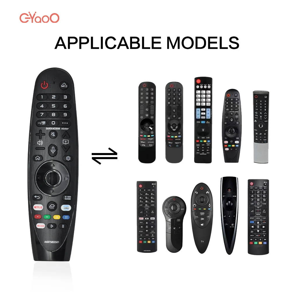 AKB 75855501   جهاز تحكم عن بعد MR20GA IR للتلفزيون الذكي AI OLED تلفزيون ذكي بدون وظيفة المؤشر الصوتي MR20IR