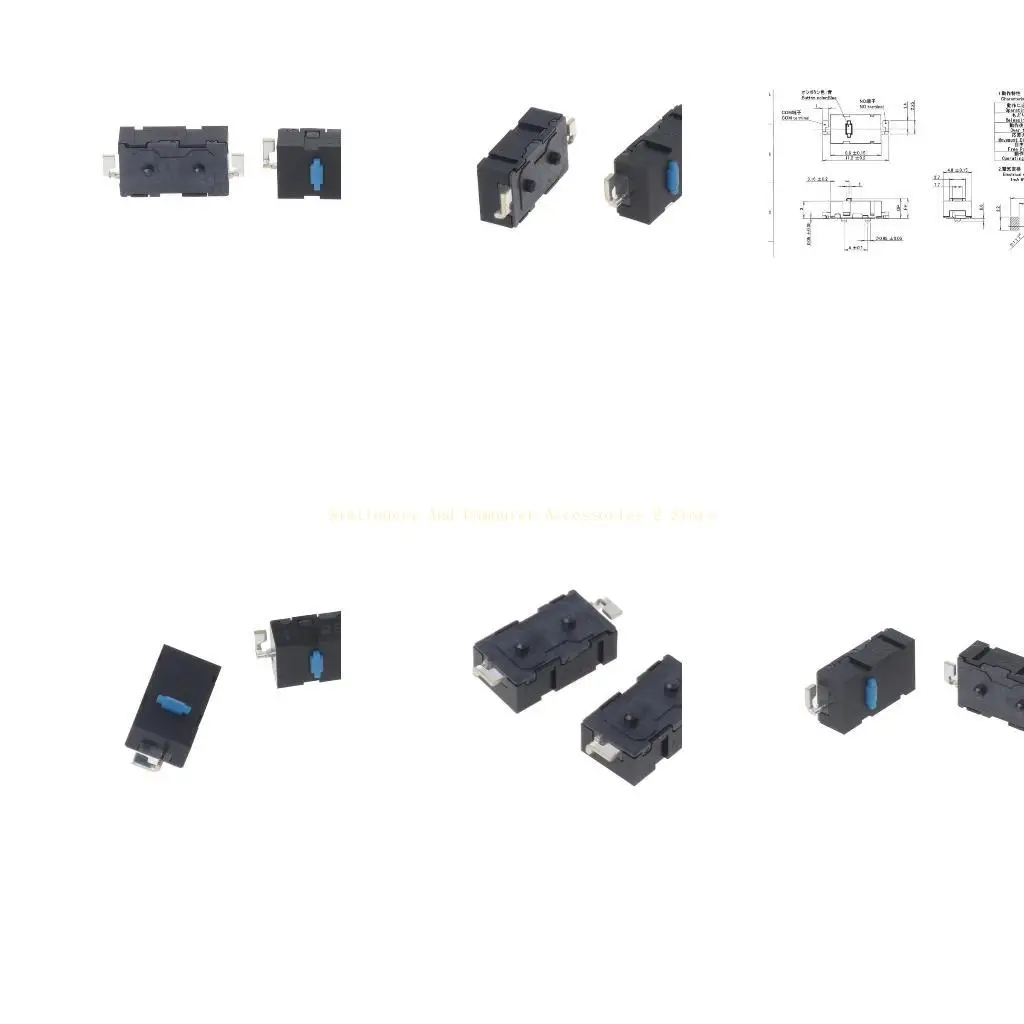

Original Microswitch Side Button Mouse Micro Switch Blue Dot For Anywhere Mx Mouse M905 G502 G900 Zip