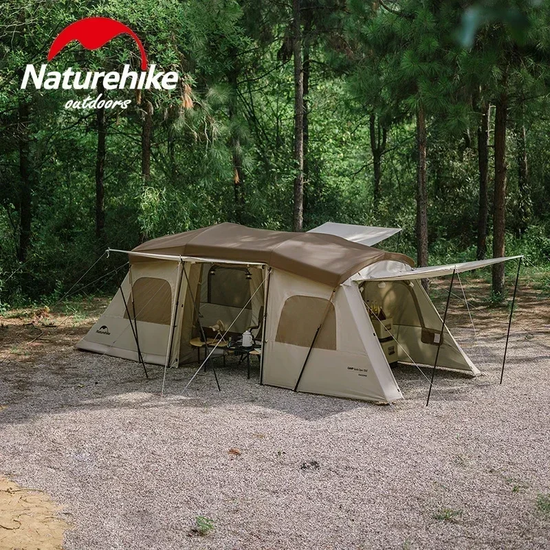 

Naturehike 13㎡ Quick Open Tunnel Tent Automatic Outdoor Camping Rainproof Sunscreen Extended One Halls One Room Big Quick Tent