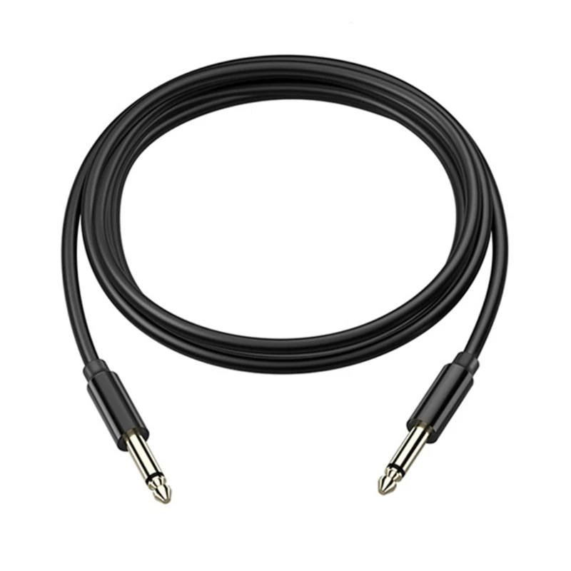 

6.35mm 1/4inch Adapter Cable Male to Male Stereo Cord Guitar Connection Wire Line for Mixing Consoles Loudspeaker