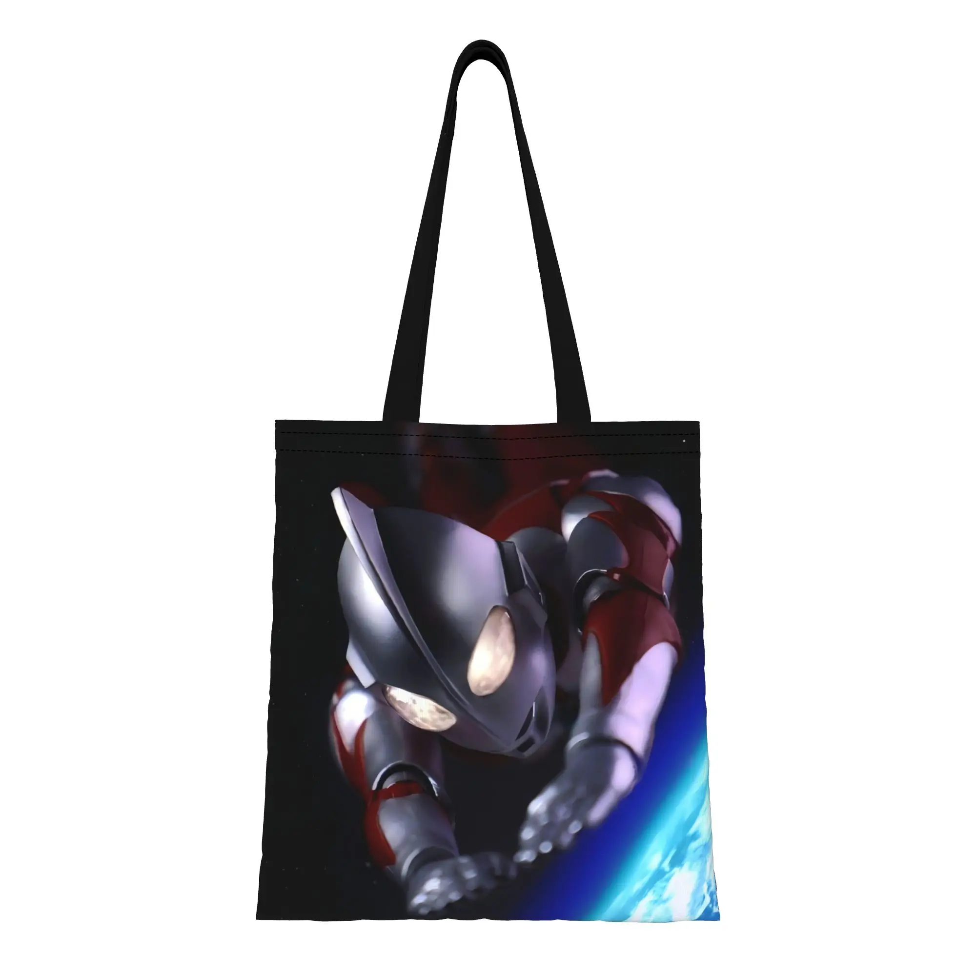Ultraman 24 BANDAI Canvas Tote Bag Perfect for Shopping Women's Top-Handle Bags