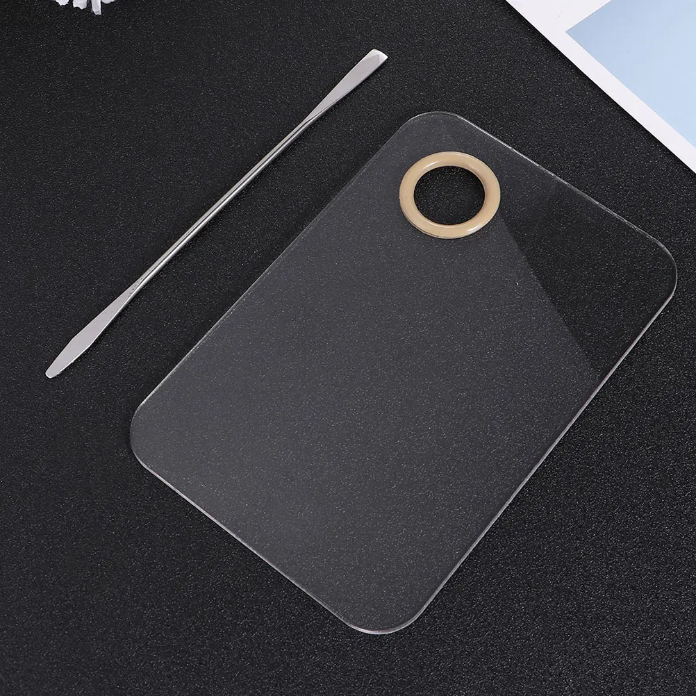 

2 Sets Palette Transparent Paint Mixing Oil Painting Supplies Acrylic Professional Nail Art Tool