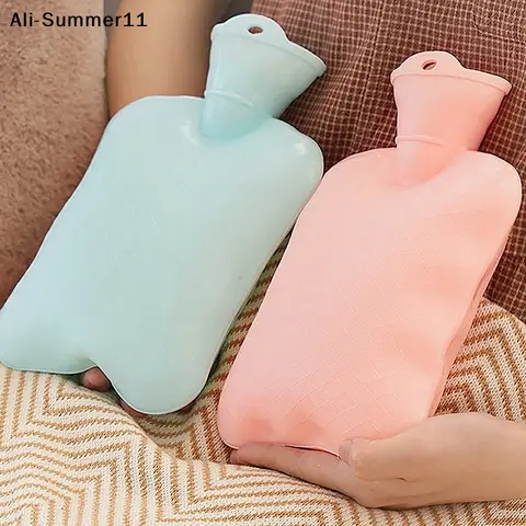 【11A】1000ML Hand Warmer Hot Water Bottle Injection Water Heating Reusable PVC Warm Kettle Warm Bed Hot Water Bag Girl Winter