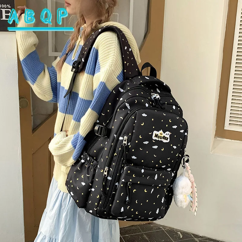 New Cartoon Backpack Luxury Brand Fashion Women's Backpack Large Capacity Fashion Leisure Travel Backpack High Quality