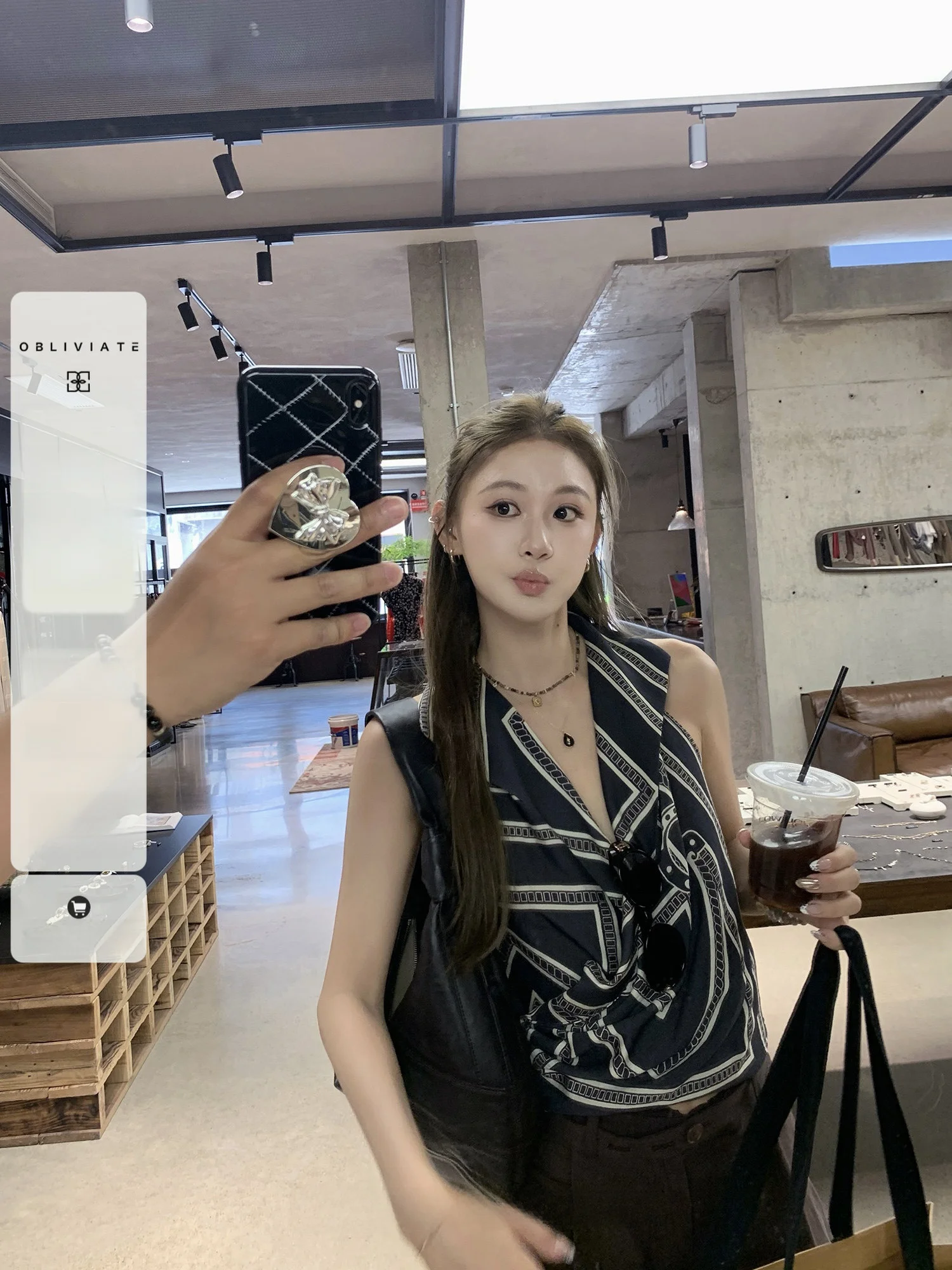 

Summer Vintage No-Sve Linen irt Women's Collarl Button-Up Top Breathable Comfortable Straight Cut Printed Casual irt