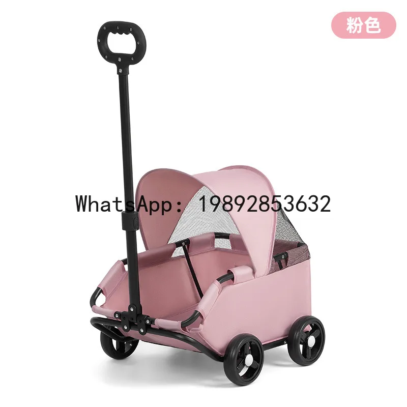 

PYJ Small Pet Cart Out Lightweight Foldable Outdoor