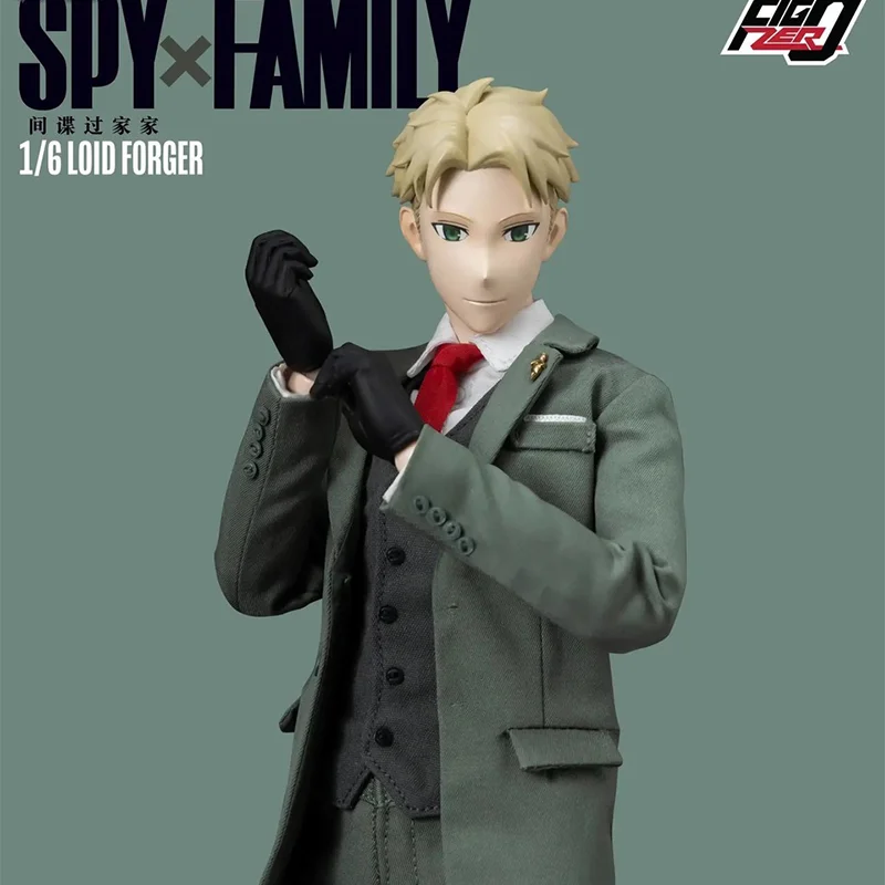 Genuine Original Threezero FigZero SPY FAMILY Loid Forger PVC 31CM 1/6 Anime Action Figure Collectible Model Dolls Statuette Toy