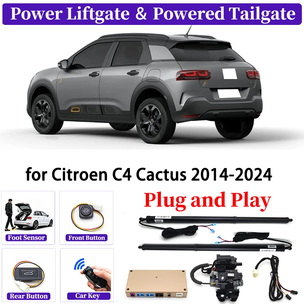 

for Citroen C4 Cactus 2014-2024 OEM Upgrade Car Automatic Power Liftgate Kit Smart Auto Electric Tailgate System Plug and play