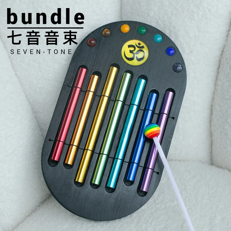 7 Colors Sound Bundle Chimes Meditation Chord Yoga Recitation Music Accompaniment Tapping Chord Bundle Xylophone Instrument