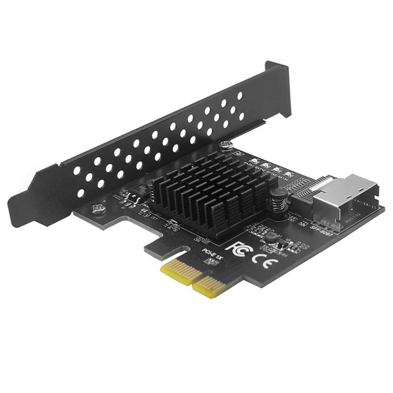 PCIe to SFF-8087 SATA3.0 Expansion Card Mini-SAS/SATA Hard Disk 9215 Adapter Card 36PIN