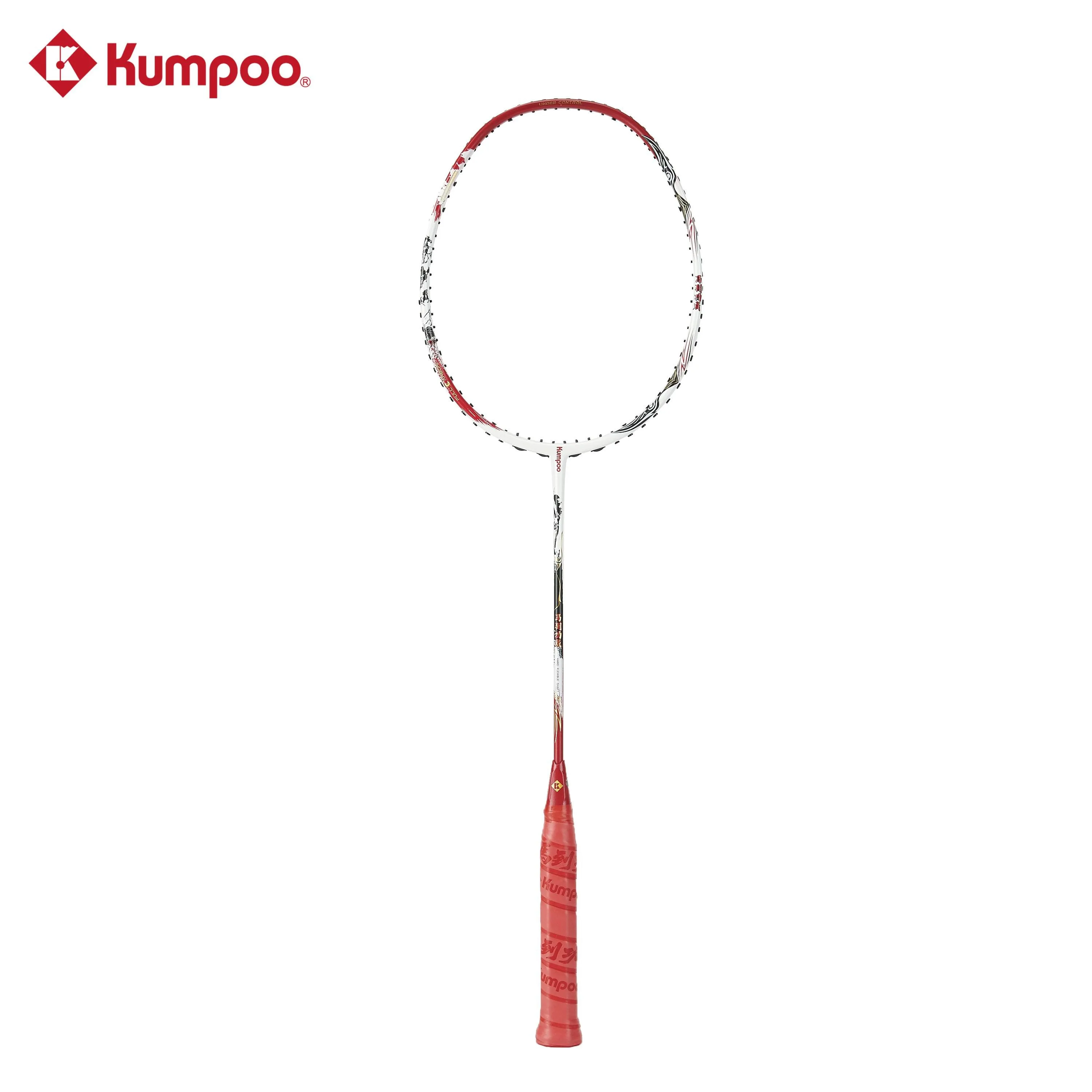 Kumpoo Badminton Racket MA Dao Cheng Gong Horse-themed New Year Gifts Good Luck Red Full Carbon Single Racket for Men and Women
