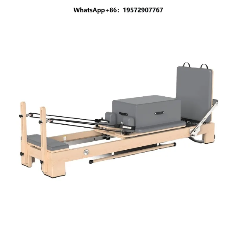 Folding Metal Wood  Pilates Gym Fitness Equipment Reformer Bed