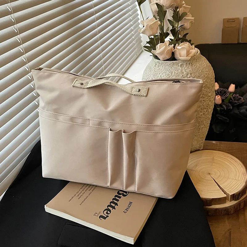 bolsa-de-nylon-simples-elegante-e-leve-grande-capacidade-cor-solida-bolsa-de-armazenamento-multifuncional-com-multiplos-bolsos