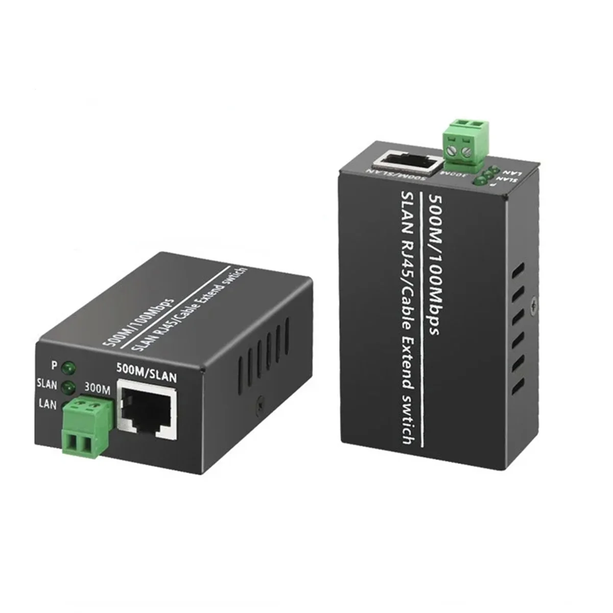 1 Stuks Ethernet Ip Extender Over Coax Hd Netwerk Kit Eoc Coaxiale Kabel Transmissie Extender Voor Beveiliging Cctv Camera 'S (A)