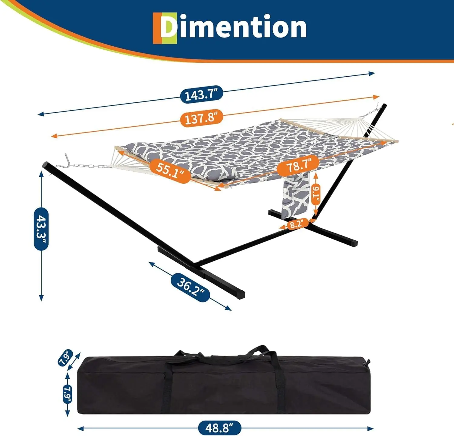 Thumbnail 3 - #26 Latest Hammock with Stands Offers