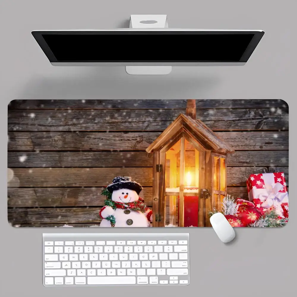 Christmas Snowman  MINISO Mouse Pad Anime Game Mouse Pad Computer Desk Pad Office Carpet Laptop Mouse Pad