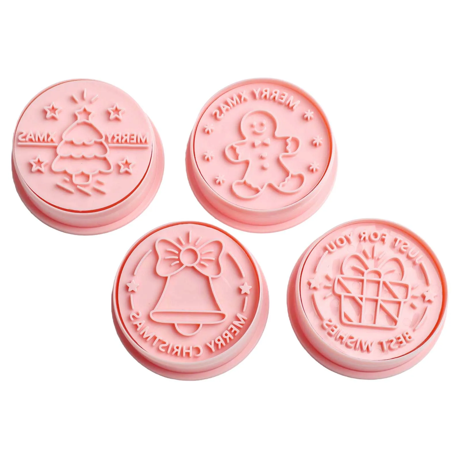 

Праздничный набор формочек для печенья 3D Рождественские формочки для печенья Рождественская кухня 3D Прессованный дизайн Подробное печенье Простое в использовании