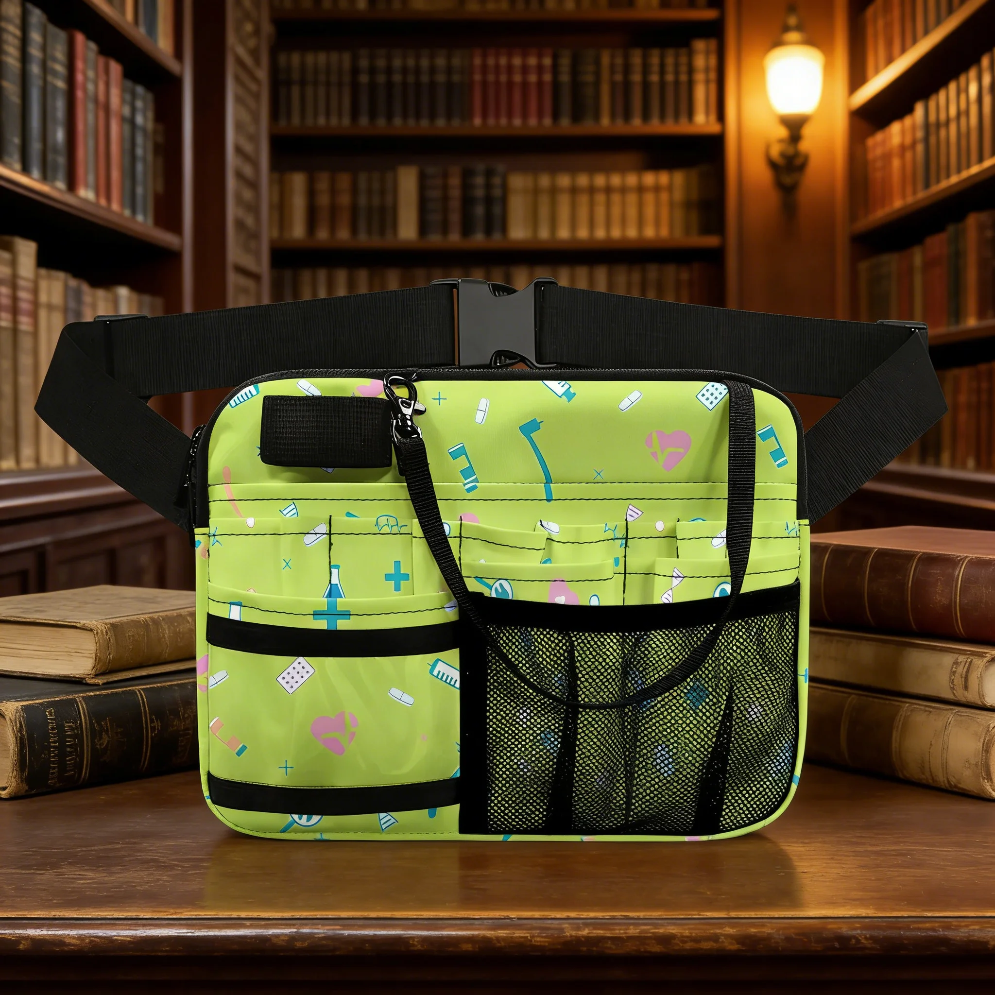 Camouflage Tactical Waist Bag - usage example