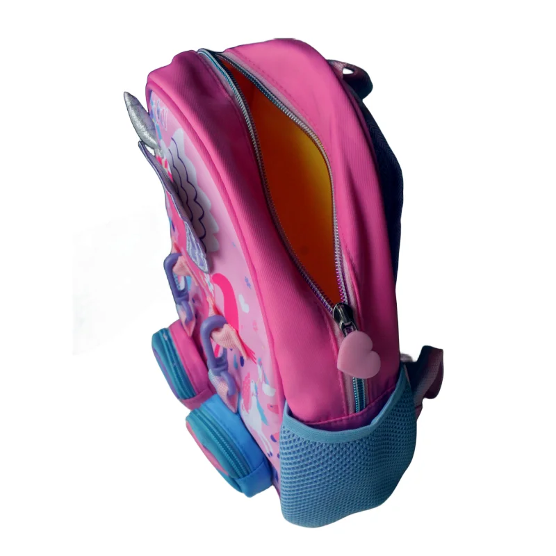 Mochila escolar de dibujos animados para bebés y niños, mochila de doble cartera, regalo para niños, mochila 3D