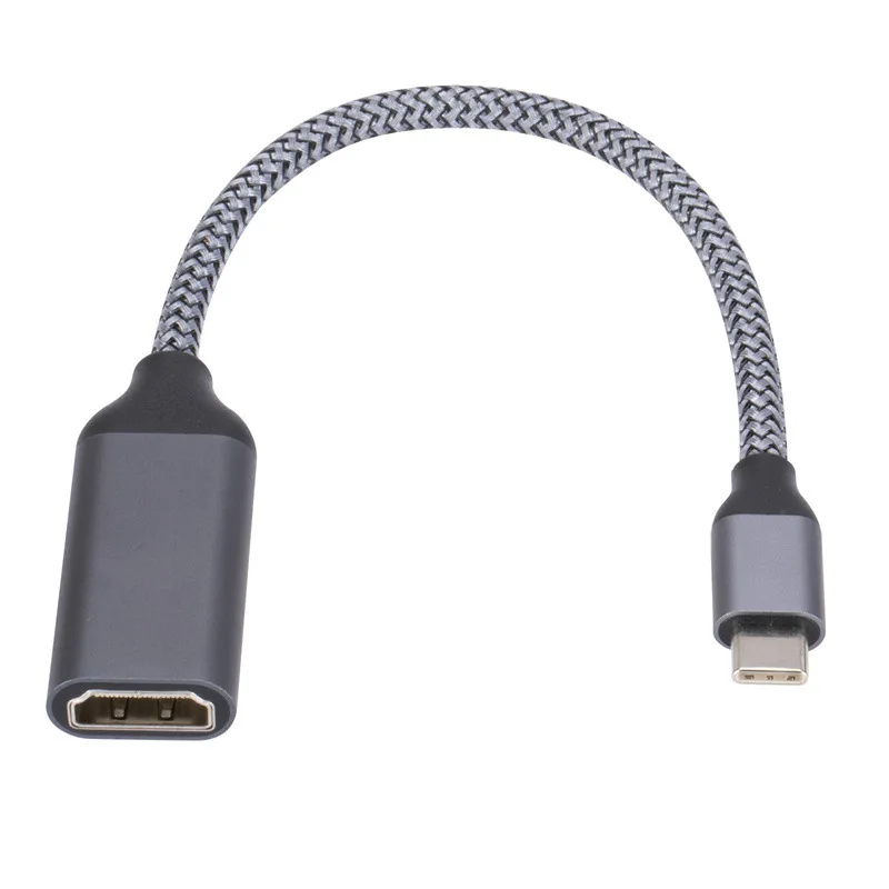 4K60Hz Type-C to HDMI Cable - Bidirectional Screen Mirroring Adapter for Phone/PC/Laptop (HD Video Converter with Plug & Play)