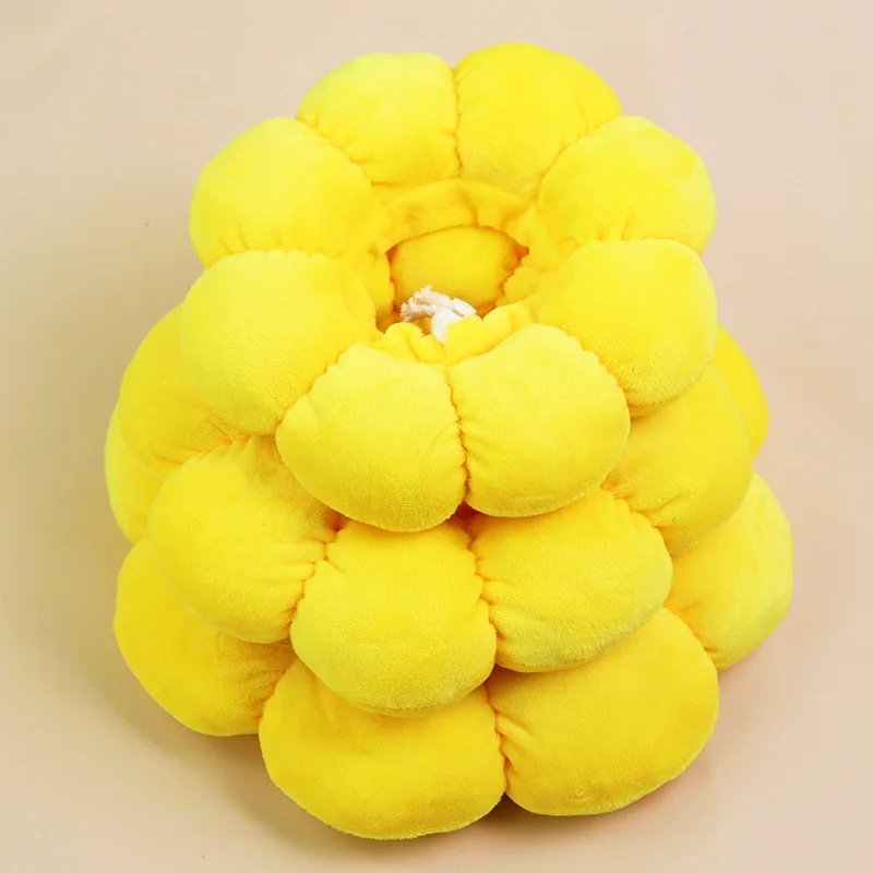 Pet Sunflower Elizabethan-Kragen für Katzen, verstellbar, zum Schutz vor Beißen, für die Genesung nach Operationen, zum Schutz vor Lecken, aus weichem Plüsch, zum Schutz der Wundheilung. – Detail 7