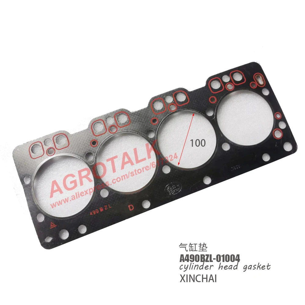 NA485B-01004 / 490B-01004 / A490BZL-01004 / 4D35T-01004 , Cylinder Head Gasket for Xinchai