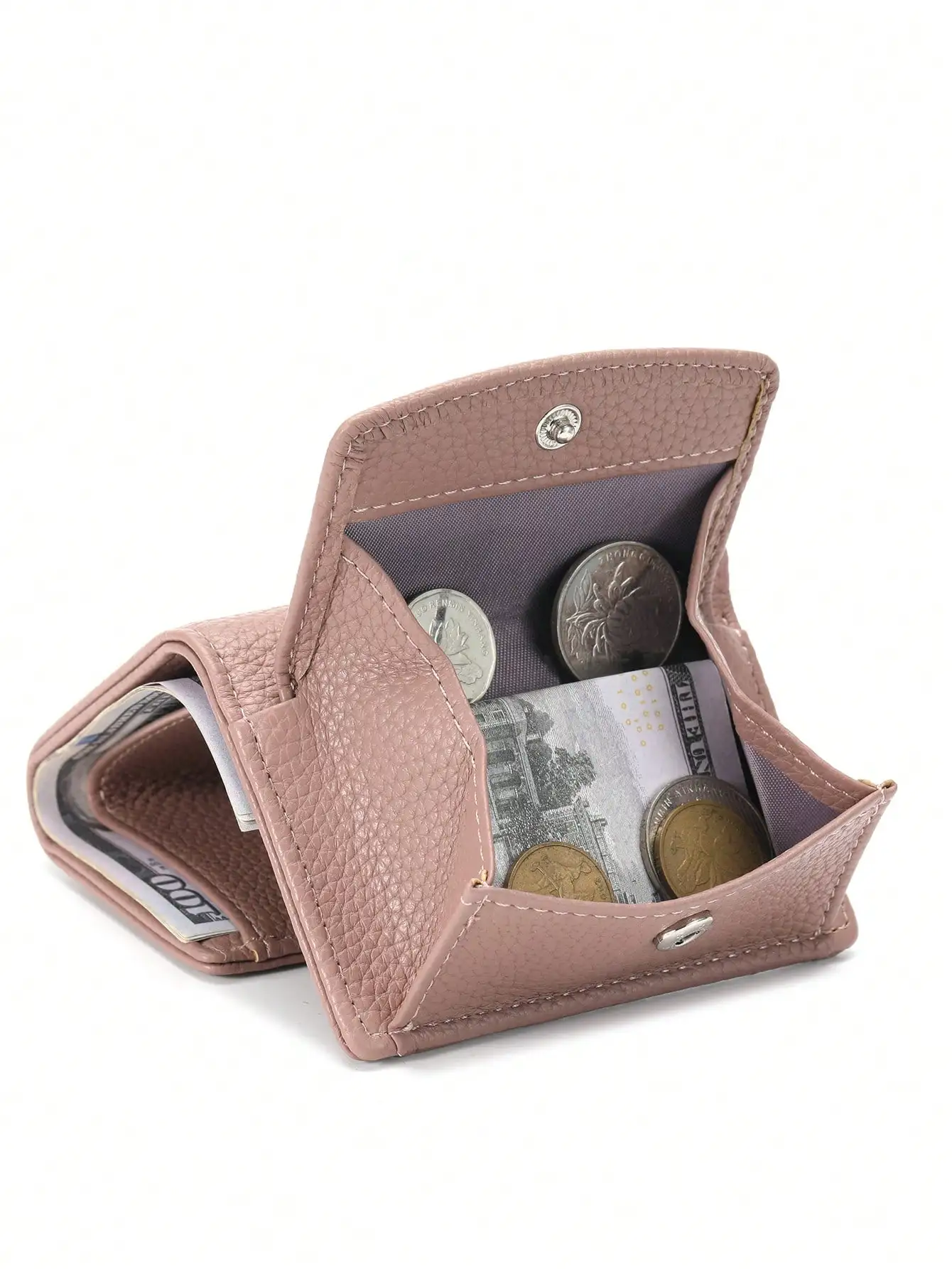 

New Women Mini Wallet, Short Bifold Wallet, Large Capacity Coin Purse, Trifold Wallet, Women Wallet, Men Wallet, Small Men Wallet, Men Leather Wallet