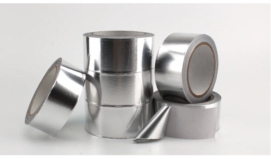 300mm Wide Thermal Resist Duct Repairs High Temperature Resistant Foil Adhesive Tape Useful Aluminium Foil Adhesive Sealing Tape