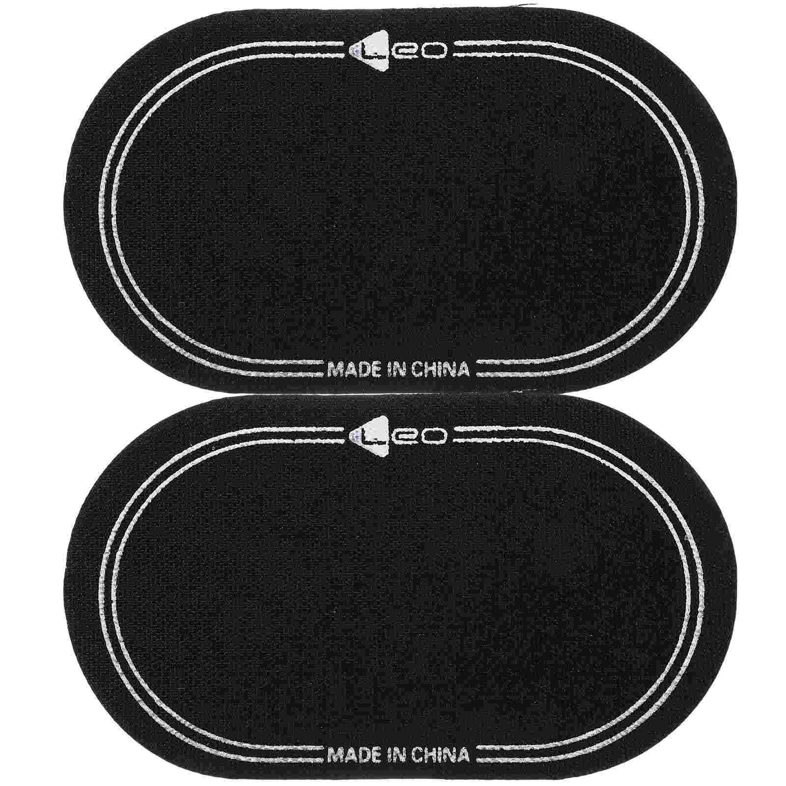 2 Pcs Drum Kit Screen Protector Stickers Percussion Accessories Guitar Ground Pads Pte Household Head Supplies