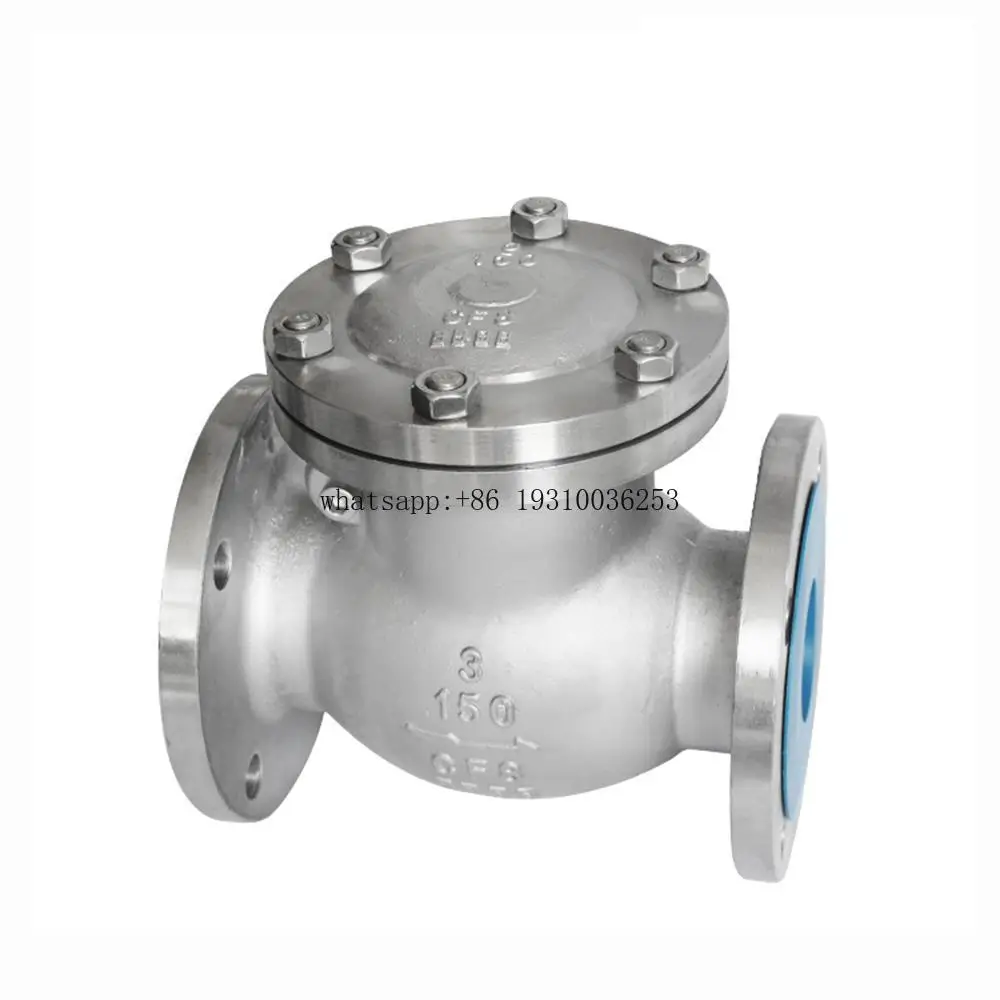 

DN200 8 Inch Two Way PN16 Double Type 316 Stainless Steel Non-Return Swing Check Valve