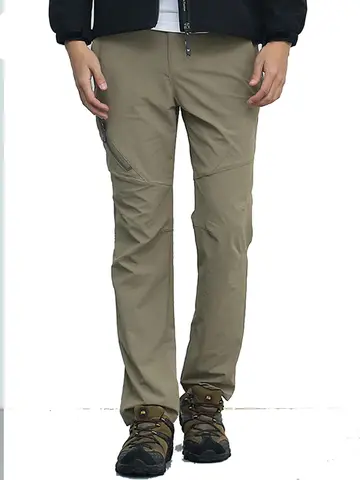 Four sided elastic quick drying pants for men's mountaineering outdoor pants, light and thin for women's summer elastic breathab