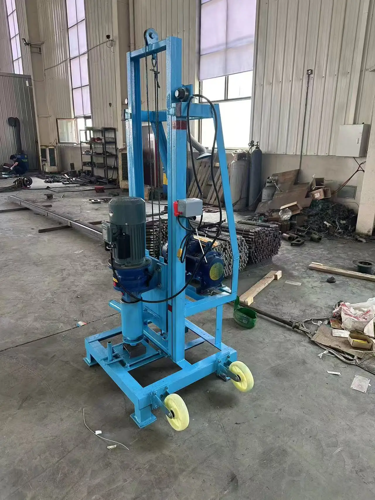 Small Household Water Well Drilling Rig Electric Bore Well Drilling Equipment For Farm Pasture Garden Water Supply Project - view 4