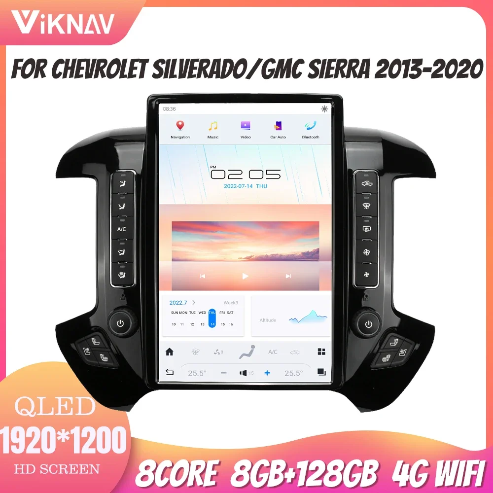 

14.6 Inch Android 11 Car Stereo Radio For Chevrolet Silverado GMC SIERRA 2013-2020 Multimedia Player GPS CarPlay WIFI Head Unit