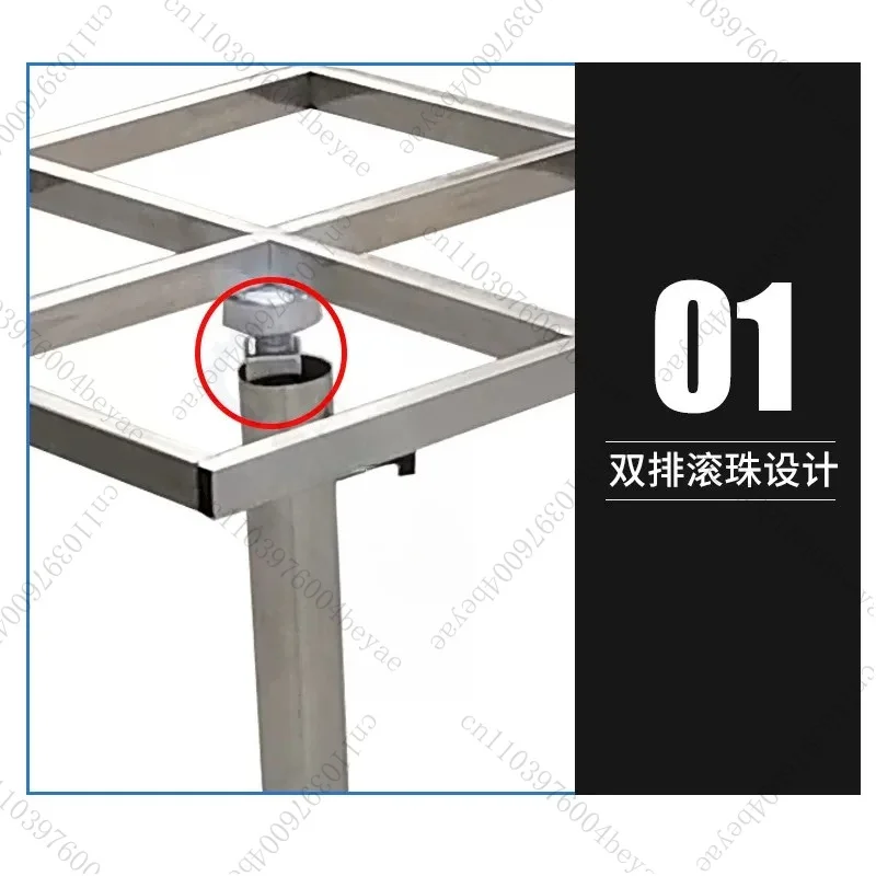 Painting turntable Stainless steel rotating rack Oil injection, rack 360 degree drying rack Rotating table Lifting water