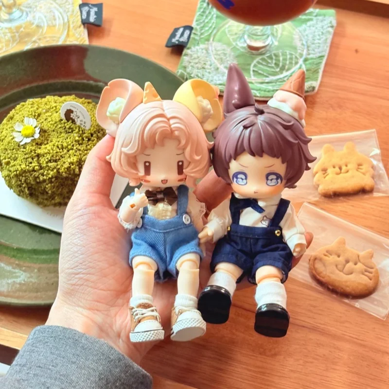 

COME4FREE 1/12 Scale Articulated BJD Dolls Dessert Kindergarten Blind Box Cute Collectible Anime Action Figures For Doll