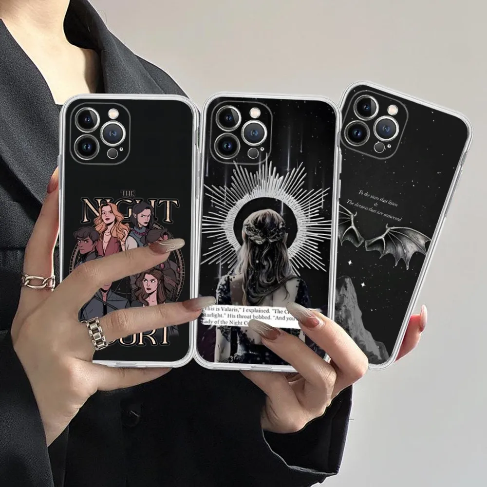 Acotar A Court of Mist and Fury Phone Case Silicone Soft for iphone 16 15 14 13 12 11 Pro Mini XS MAX Plus X Cover