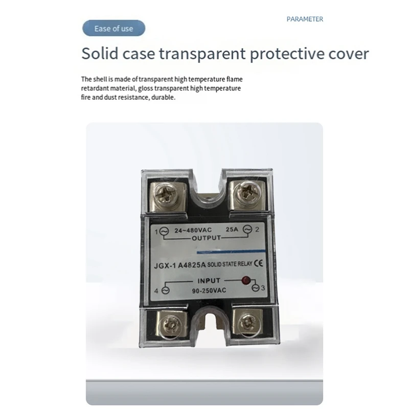 

AC Control AC Single Phase Solid State Relay Single Phase SSR AA Solid State Relay