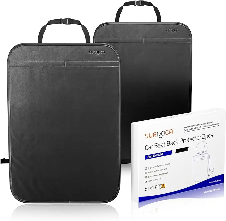 Protezione del sedile posteriore SURDOCA per bambini, la migliore protezione impermeabile per lo schienale del sedile dell'auto da sporco, fango, graffi