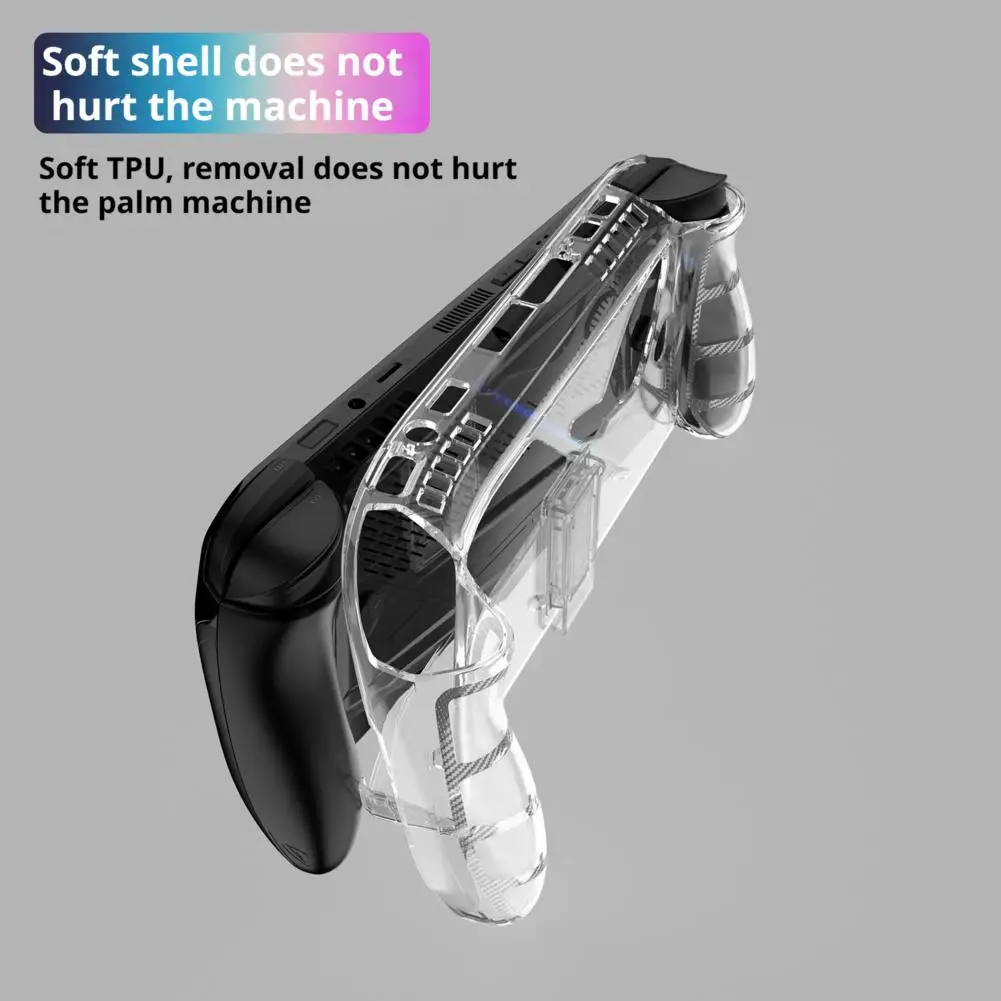TPU Transparent Full Cover Case for ROG Xbox Ally X Handheld