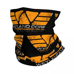 Weyland Corp Building Better Worlds Bandana Neck Cover Printed Aliens Alien Movie Yutani Mask Scarf Headwear Riding Unisex Adult