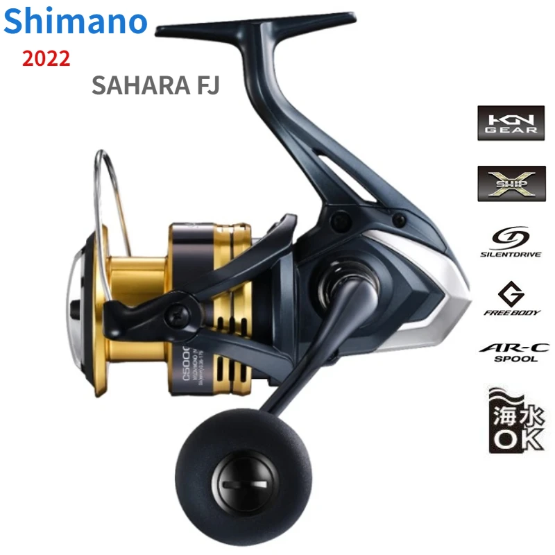 SHIMANO SAHARA FJ 500 1000 C2000S C2000SHG 2500 2500SHG C3000 C3000DH 4000 4000XG C5000XG Спиннинговая рыбалка для морской воды