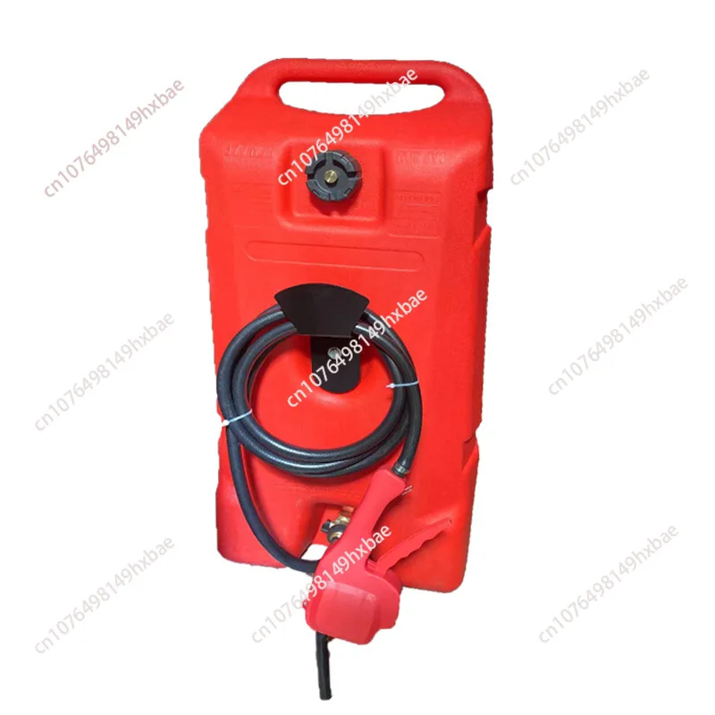14 Gallon Portable Gas Tank on Wheels Fuel Storage Fluid Diesel with Pump