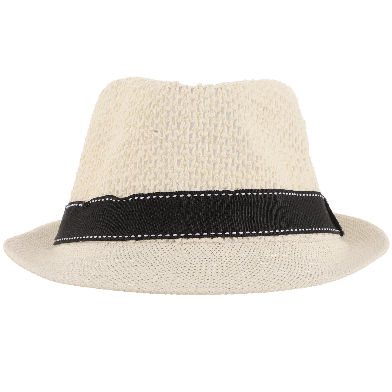 

Kids Straw Hat Plain Elegant Toddler Summer Sun Hat Boys Girls Outdoor Beach Cap Breathable Comfortable Kids Caps